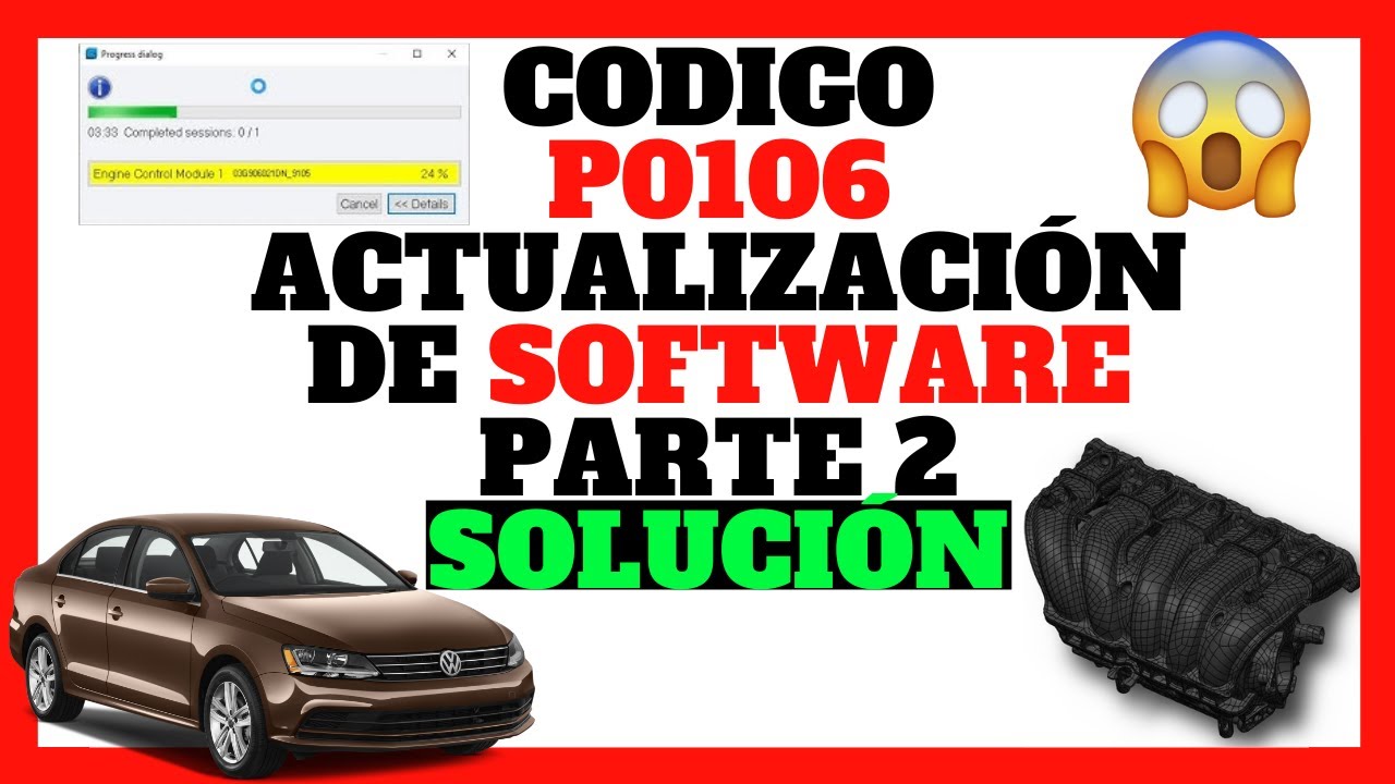Solución al código de falla p0106 en un Jetta 2.5 Guía completa de